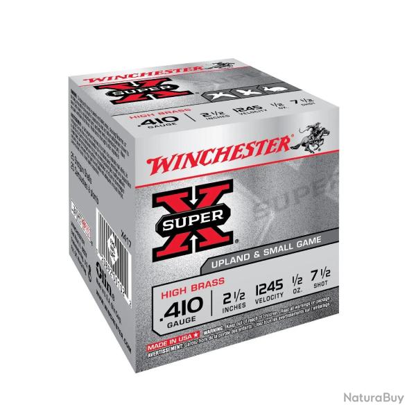 Cartouches Winchester Super X High Brass 14 gr Cal. 410