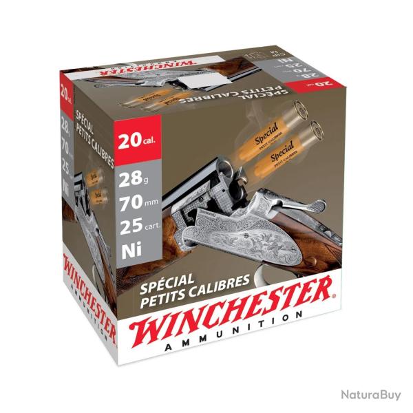Cartouches Winchester Special Petit Calibre 28 gr Cal. 20 NI