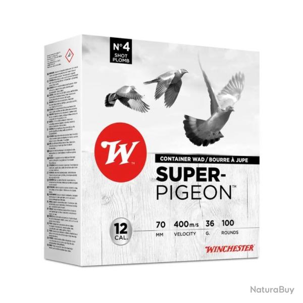 Cartouches Winchester Super Pigeon 36 gr Cal. 12 x100