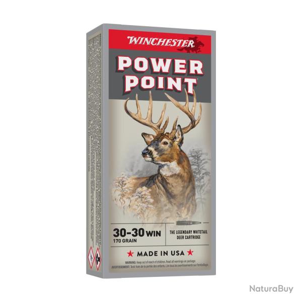 Balles Winchester Super X Power Point 150 Gr - Cal. 30-30 Win