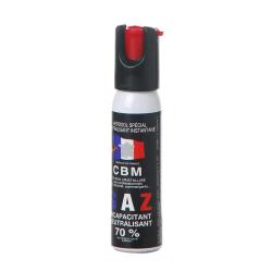 Bombe de d&eacute;fense CBM &agrave; gaz - 1/4 de tour - 25 ml