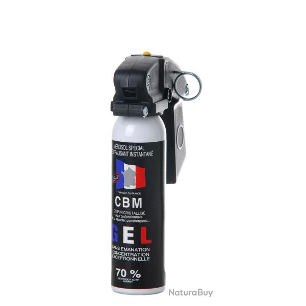 Bombe de d�fense CBM � gel - Poign�e - 100 ml