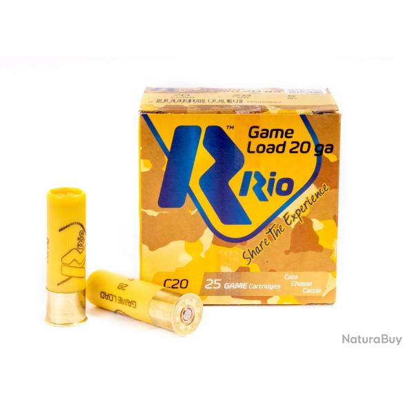 Cartouches Rio Game Load 28 gr Cal. 20