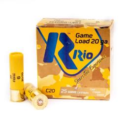 Cartouches Rio Game Load BJ - 25 gr - Pb 7 - Cal. 20