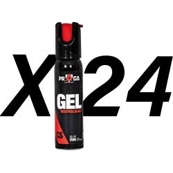 Pack bombes de d&eacute;fense gel CS 25 ml x24