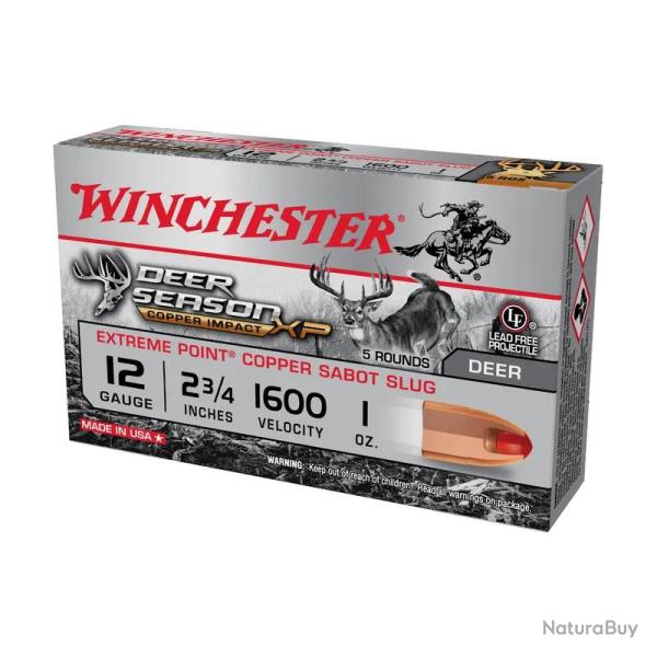 Balles Winchester Winchester Slug Deer Season 28 gr - Cal. 12