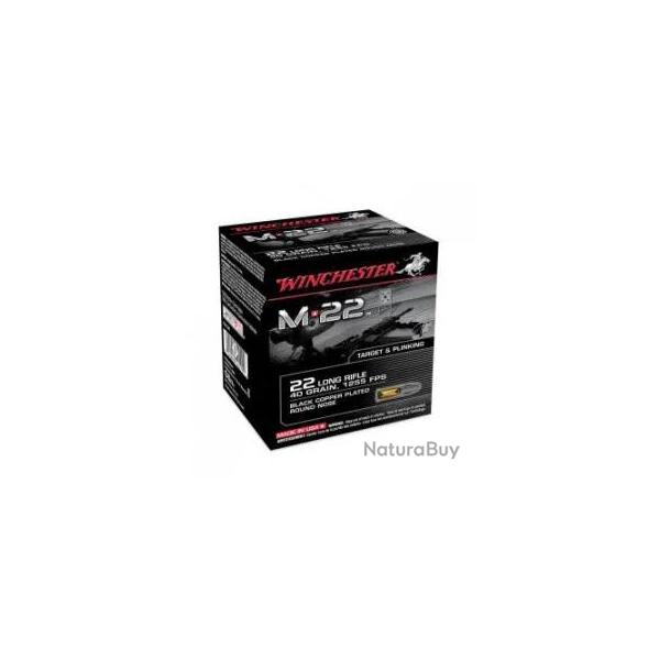 Balles Winchester M22 Black CPRN 40 Gr - Cal. 22 LR x1000