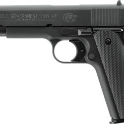 Pistolet &agrave; blanc Colt Government 1911 A1 Noir - Cal. 9 mm PAK