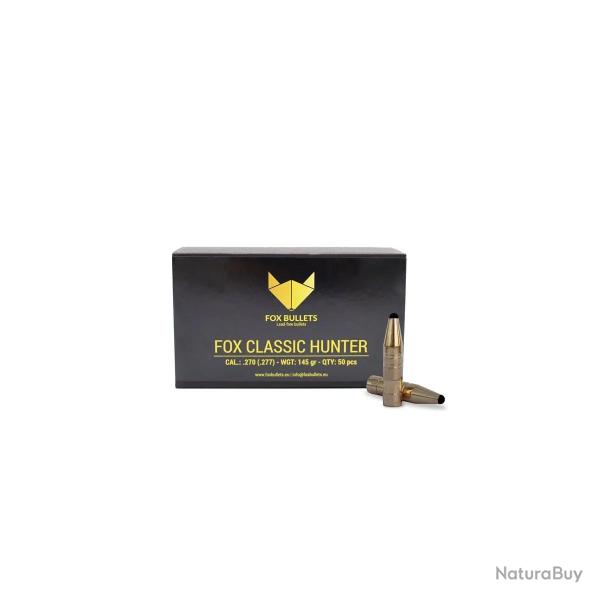 Ogive sans plomb Fox Bullets Classic Hunter .270 - 145 Gr x50