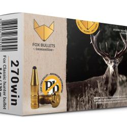 Balles sans plomb Fox Bullet Classic Hunter 270 Win - 130 Gr