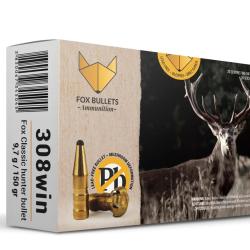Balles sans plomb Fox Bullet Classic Hunter 308 Win - 150 Gr