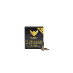 Ogive sans plomb Fox Bullets Classic Hunter 6 mm - 100 Gr x50