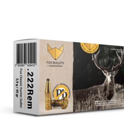 Balles sans plomb Fox Bullet Classic Hunter 222 REM - 45 Gr