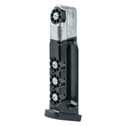 Chargeur 8 coups pour pistolet &agrave; plombs Glock 17 CO2 - Cal. 4,5 mm