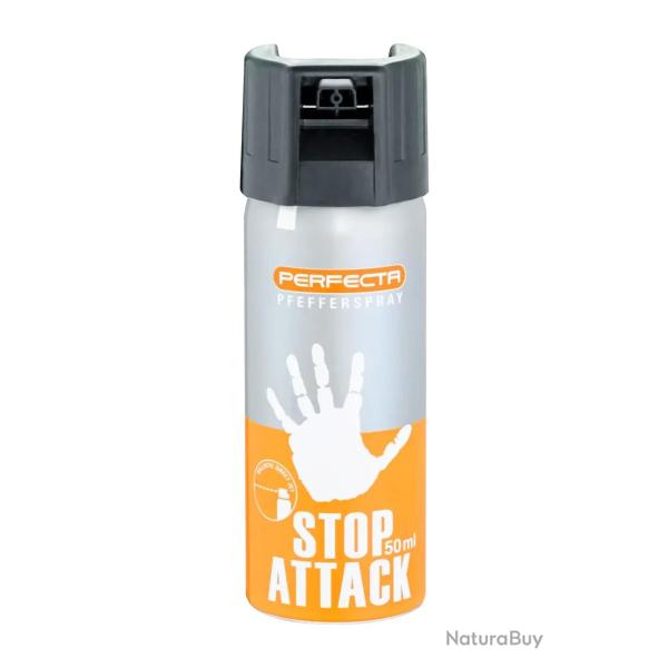 Bombe de d�fense Stop Attack - 50 ml - Gel Poivre