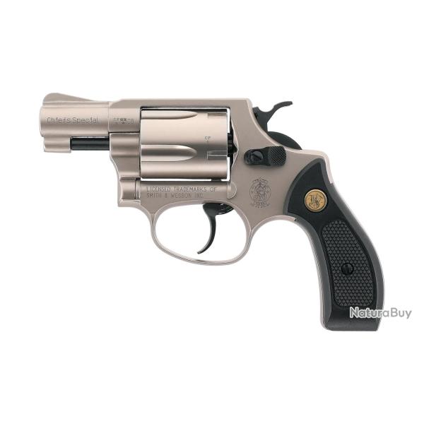 Revolver � blanc Smith & Wesson Chiefs Sp�cial chrom� - Cal. 9 mm RK