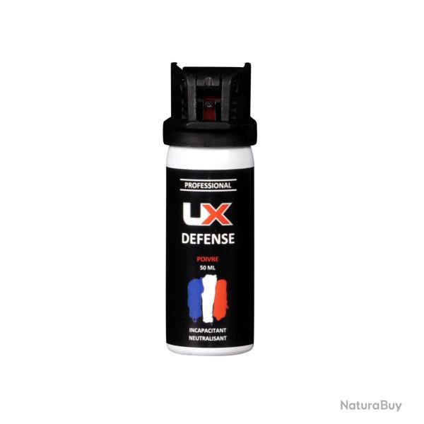 Bombe de d�fense UX - 50 ml - Gaz Poivre