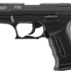Pistolet &agrave; blanc Walther P99 Noir - Cal. 9 mm PAK