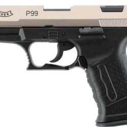 Pistolet &agrave; blanc Walther P99 Bicolor - Cal. 9 mm PAK