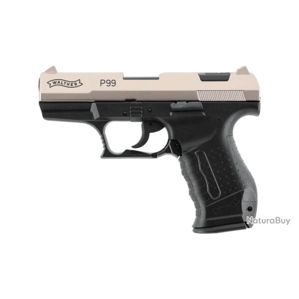 Pistolet � blanc Walther P99 Bicolor - Cal. 9 mm PAK