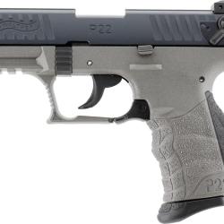 Pistolet &agrave; blanc Walther P22Q - Gris - Cal. 9 mm PAK
