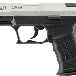 Pistolet plombs Walther CP99 CO2 - Cal. 4,5 mm - Bicolore