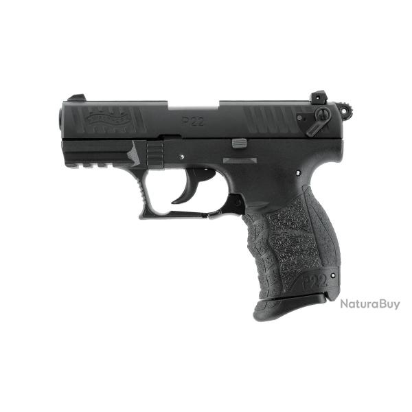 Pistolet � blanc Walther P22Q - Noir - Cal. 9 mm PAK