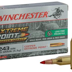 Balles de chasse Winchester Extreme Point Copper 85 gr