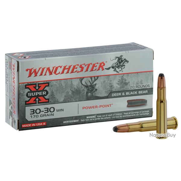 Balles de chasse Winchester Power Point 150 gr