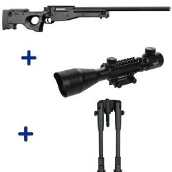 Pack Airsoft Sniper M57 à ressort Double Eagle