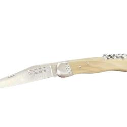 Couteau LE PIONNIER POINTE DE CORNE BLONDE
