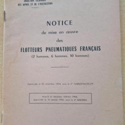 TTA 752 Flotteurs pneumatiques Fran&ccedil;ais