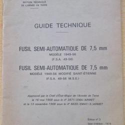 MAT 1032 Fusil semi-automatique de 7,5mm