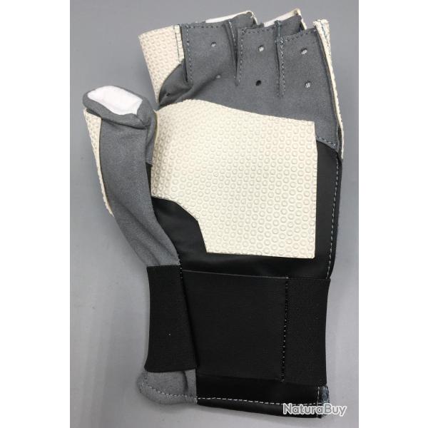 Gant de tir coup� STARGET Blanc/Gris pour tireur droitier XXS