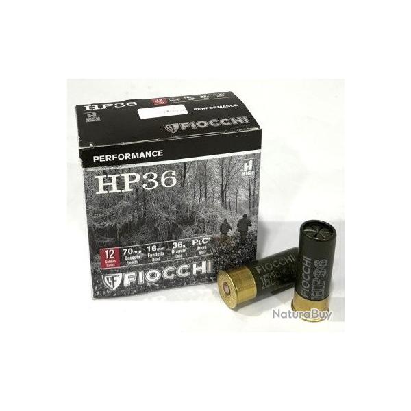 Cartouches Fiocchi HP36 36g BJ - Cal. 12 x1 boite