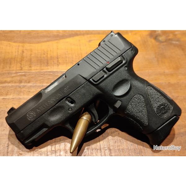 Pistolet Taurus Millennium G2 PT 111 + 2 chargeurs + mallette