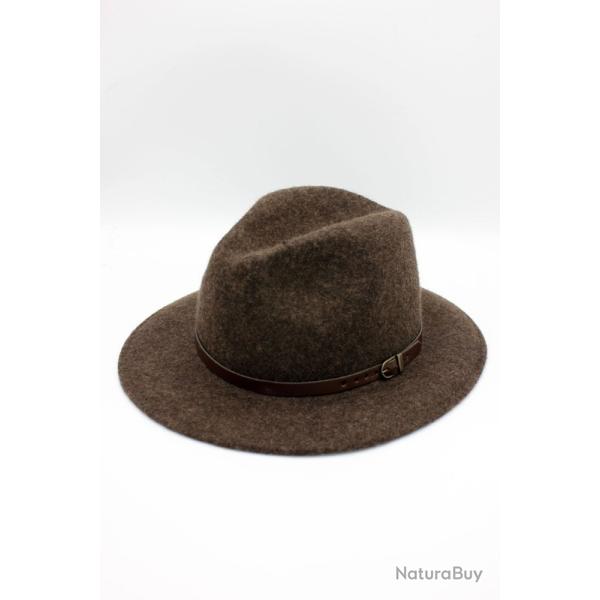 Chapeau Feroda classique chin� marron