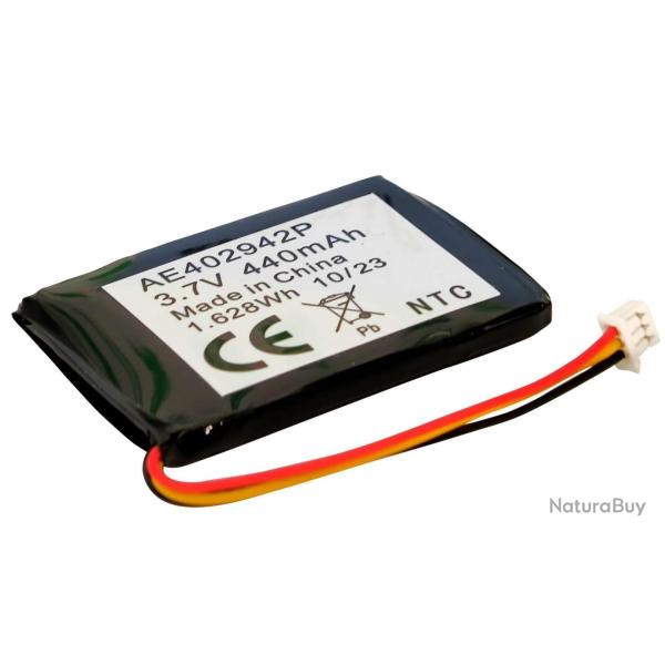 Dogtra batterie 3,7V 440mAh pour collier YS600