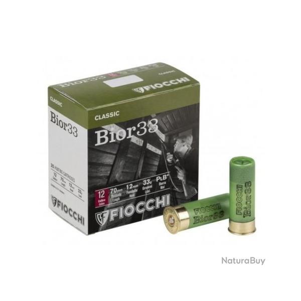 Cartouches Fiocchi Bior33 33g BB - Cal. 12 x10 boites