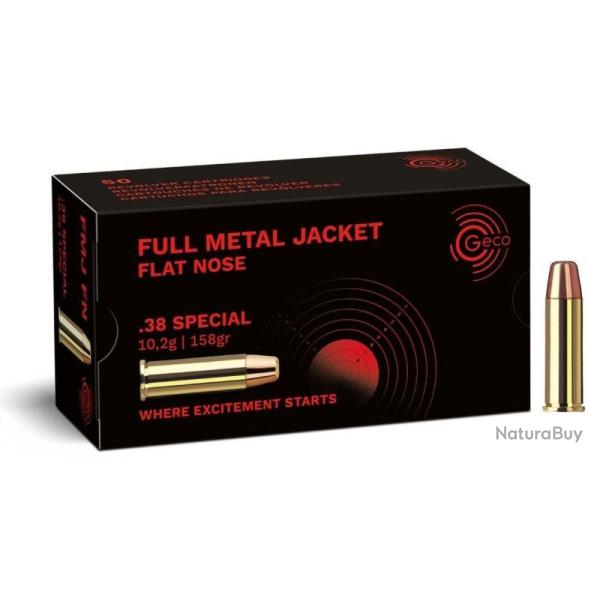 GECO cal.38 Sp�cial FMJ Flat Nose 158gr x50