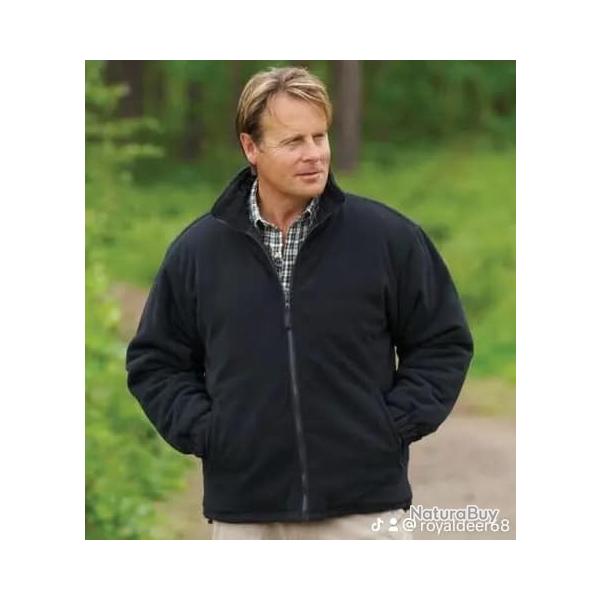 Veste polaire matelass�e Champion Glen pour homme Noir