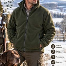 Veste polaire matelass&eacute;e Champion Glen pour homme Vert Olive