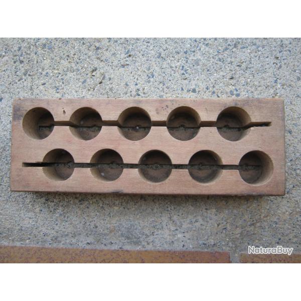 PLANCHE PORTE CARTOUCHE BOIS MANUFRANCE