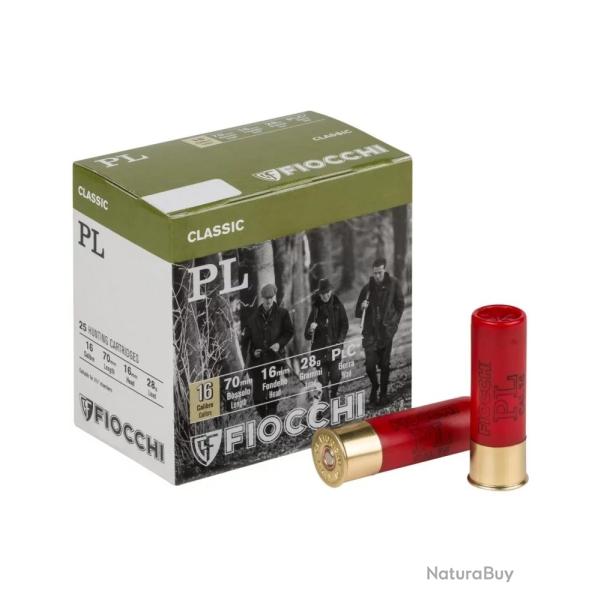 Cartouches Fiocchi PL 28g BJ - Cal. 16 x2 boites