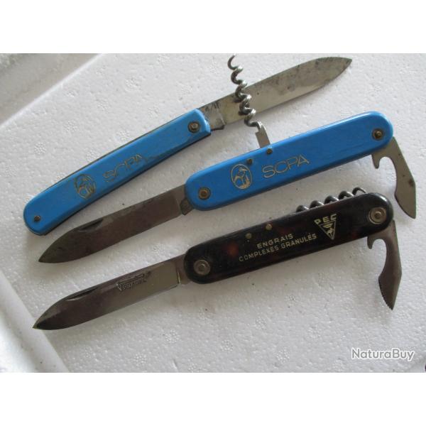 3 couteaux pradel thiers