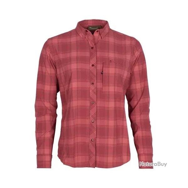 Chemise de Randonn�e � Manches Longues Pinewood Abisko Femme Rose