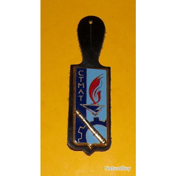 Contr�le Technique Mat�riel Arm�e de Terre, sigle dor� sur bleu fonc� , FABRICANT�FRAISSE PARIS , HO