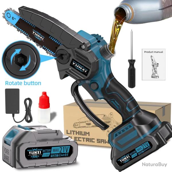 Mini Tronconneuse Electrique Sans Fil PRO 6", Modele: A