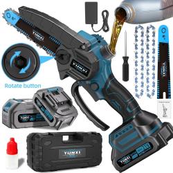 Mini Tronconneuse Electrique Sans Fil PRO 6"-D 2 Batteries 20260729082524