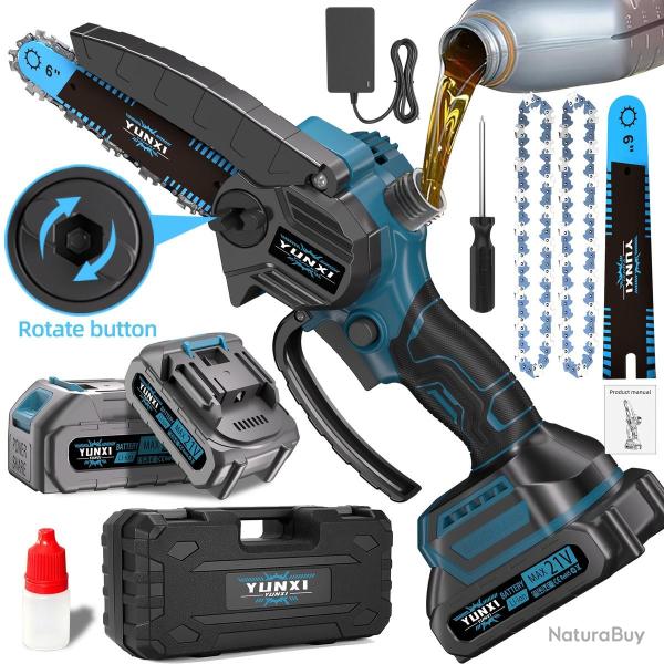 Mini Tronconneuse Electrique Sans Fil PRO 6"-D 2 Batteries 20260729082524